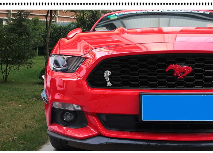 福特野马眼镜蛇车标,福特野马眼镜蛇的车标