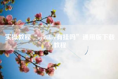 实操教程“wePoker有挂吗”通用版下载教程