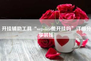 开挂辅助工具“wepoker能开挂吗”详细分享装挂