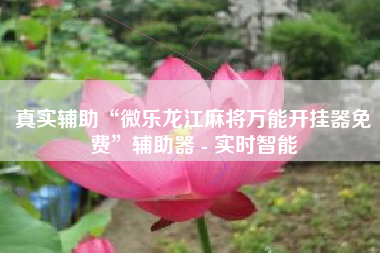 真实辅助“微乐龙江麻将万能开挂器免费”辅助器 - 实时智能